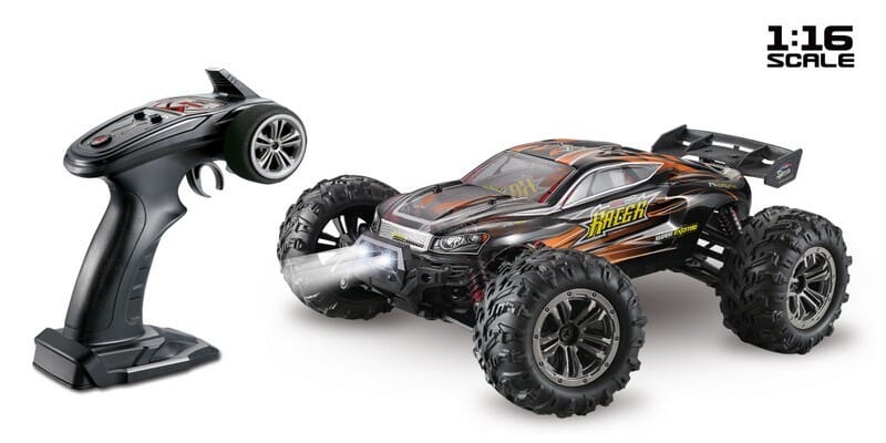 Scale 1:16 4WD High Speed Truggy, 2,4GHz Black/Orange