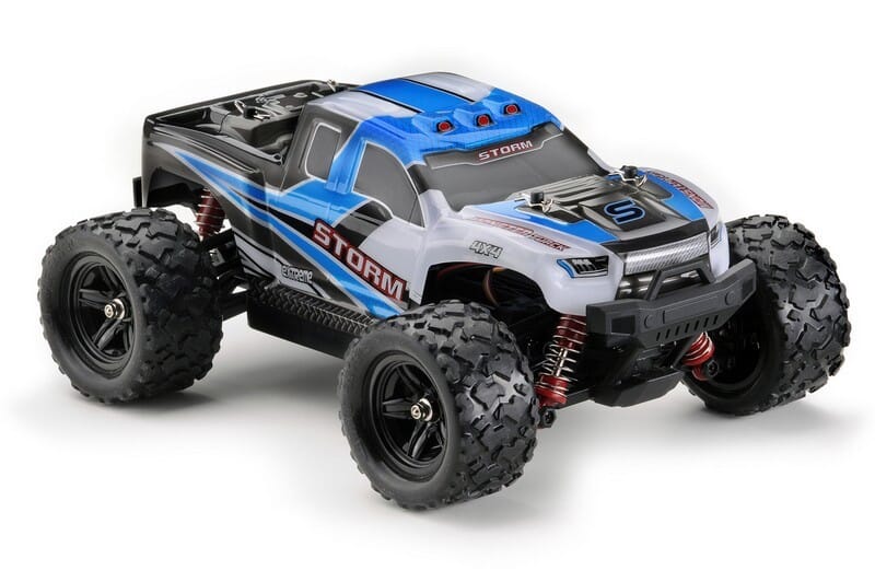 Scale 1:18 4WD High Speed Monster Truck, 2,4GHz Blue