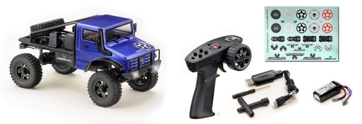 1:18 EVO Crawler "Trail Hunter V2" 2-Gear blue RTR 18031V2