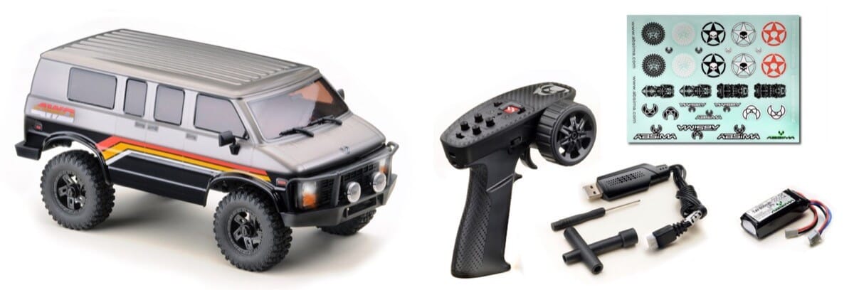 1:18 EVO Crawler "Rock Van V2" 2-Gear gunmetal RTR 18029V2