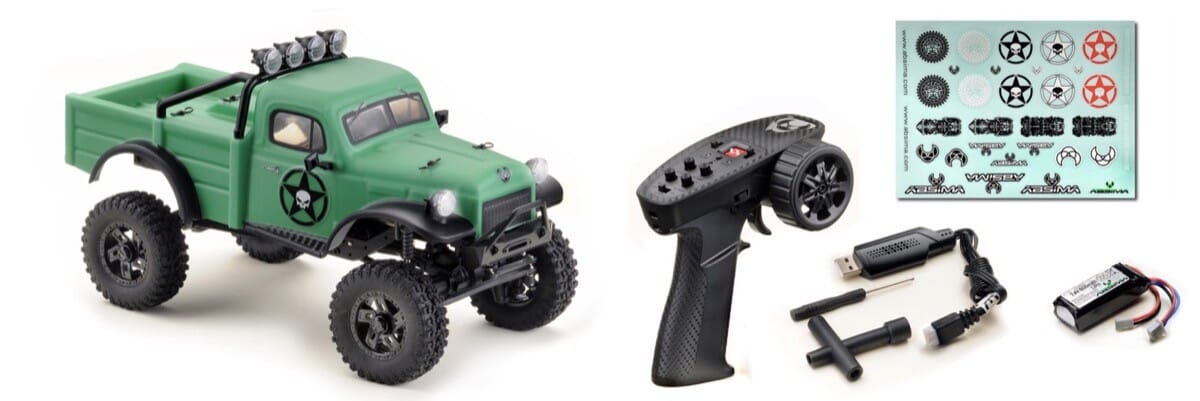 1:18 EVO Crawler "Power Wagon V2" 2-Gear green RTR 18023V2