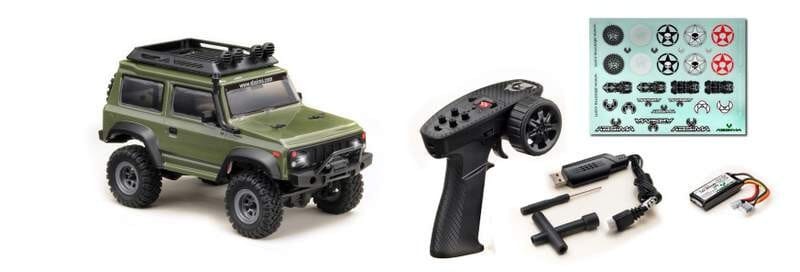 1:24 Micro Crawler "Jimny" green RTR 10023