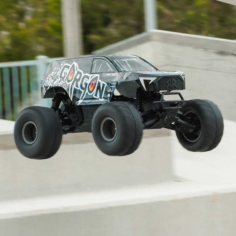 1-10 GORGON 2WD RTR Brushed Monster Truck (Battery & Charger Included)  Gun Metal