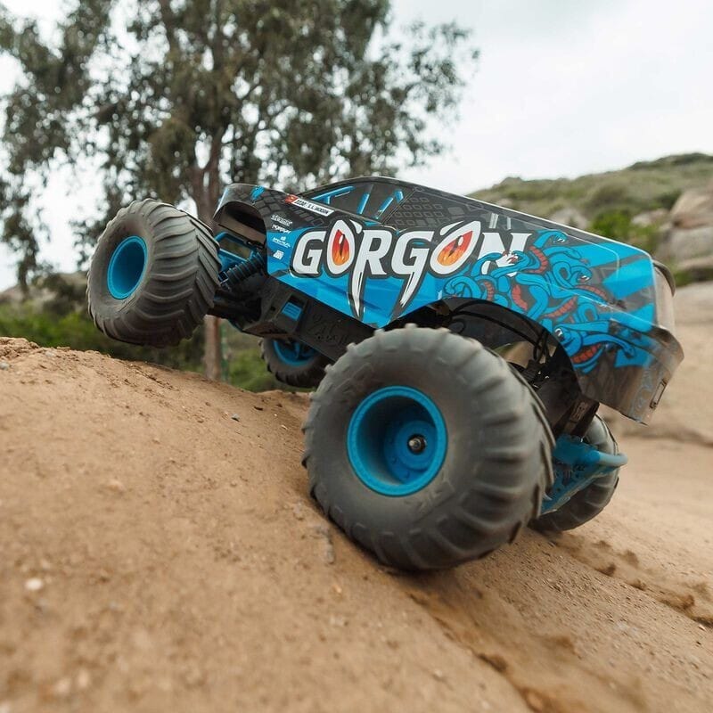 1-10 GORGON 2WD RTR Brushed Monster Truck (Battery & Charger Included)  Blue