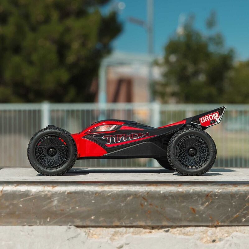 TYPHON GROM 223S BLX Brushless 4X4 Small Scale Buggy RTR with Battery & Charger  Red