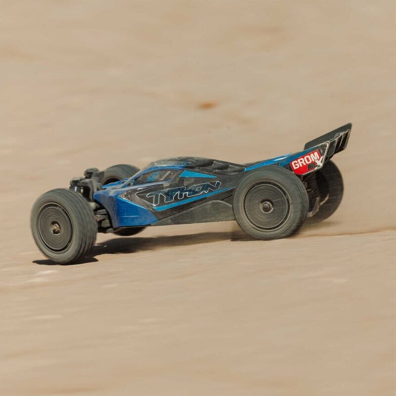 TYPHON GROM 223S BLX Brushless 4X4 Small Scale Buggy RTR with Battery & Charger  Blue