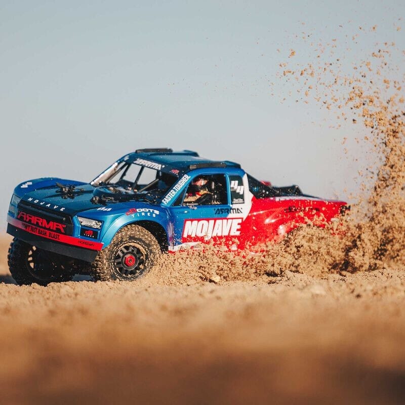 1-8 MOJAVE 4S 4X4 RTR Brushless Desert Truck  Blue-Red