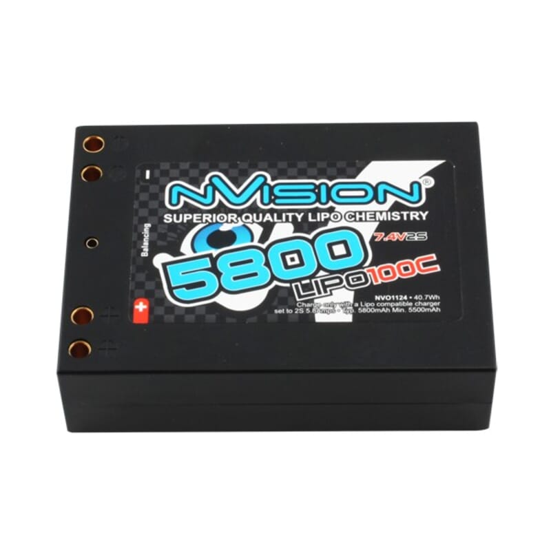 Lipo Saddle Block Factory Pro 5800 100C 7.4V Lipo Saddle Block Factory Pro 5800 100C 7.4V