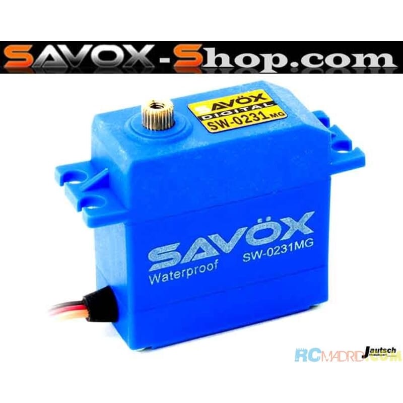 Servo Savox SW-0231MG Waterproof (15Kgr / 0.17sec)