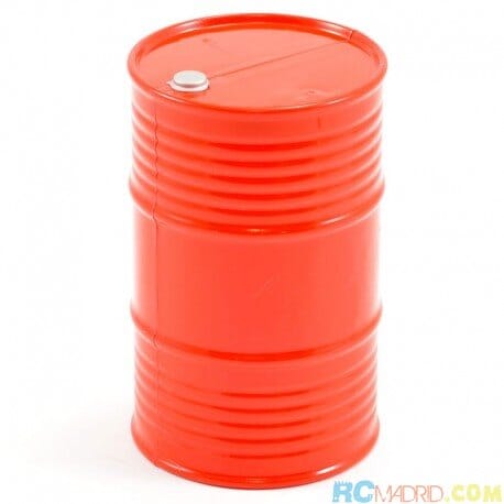 Bidón de aceite pintado