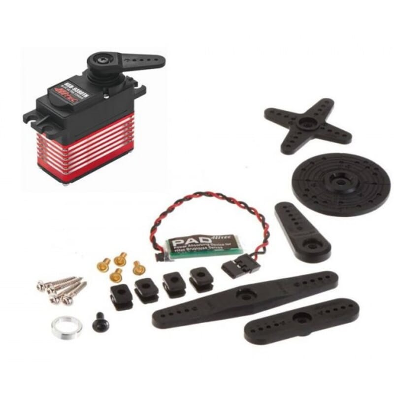 Hitec HSB9380TH/P 34 Kg - 0.14 s HV BL con PAD Hitec HSB9380TH/P 34 Kg - 0.14 s HV BL con PAD