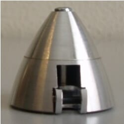 Cono aluminio Helice pleg. 30 mm di᭥tro / eje 2,3 mm