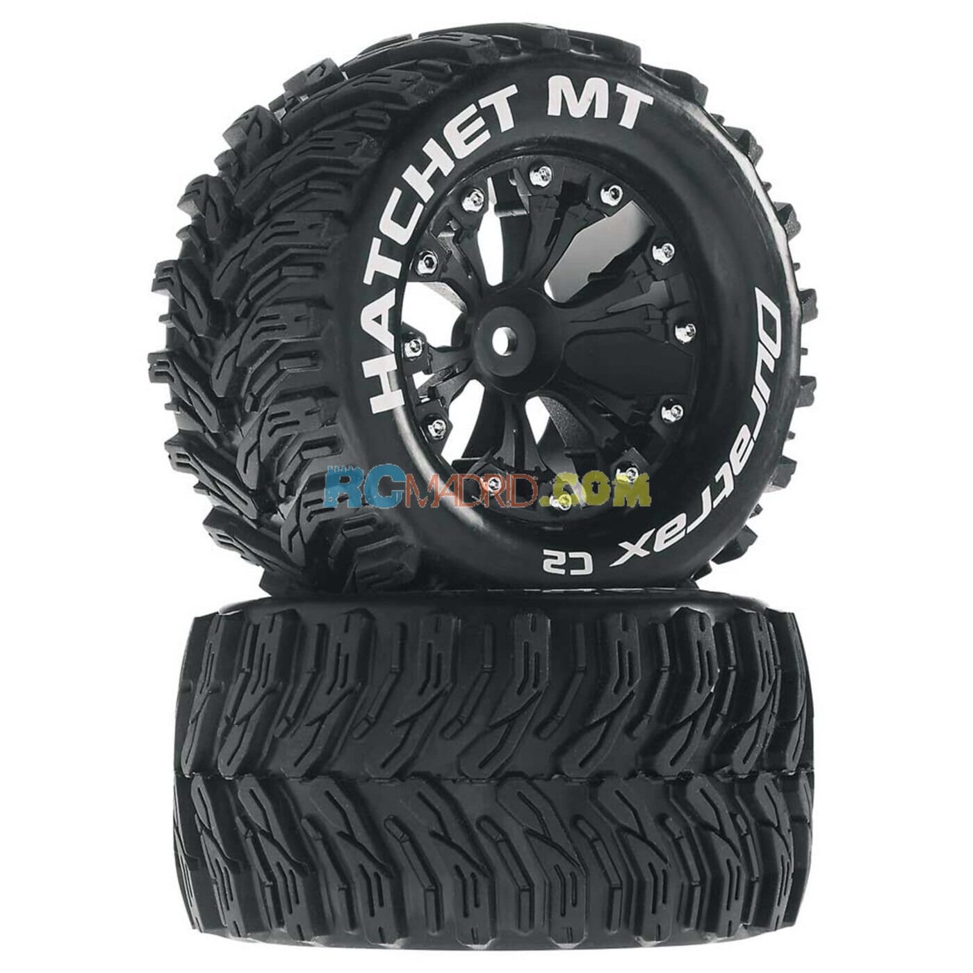 Rueda Hatchet MT 2.8 2WD montada trasera Negro (2)