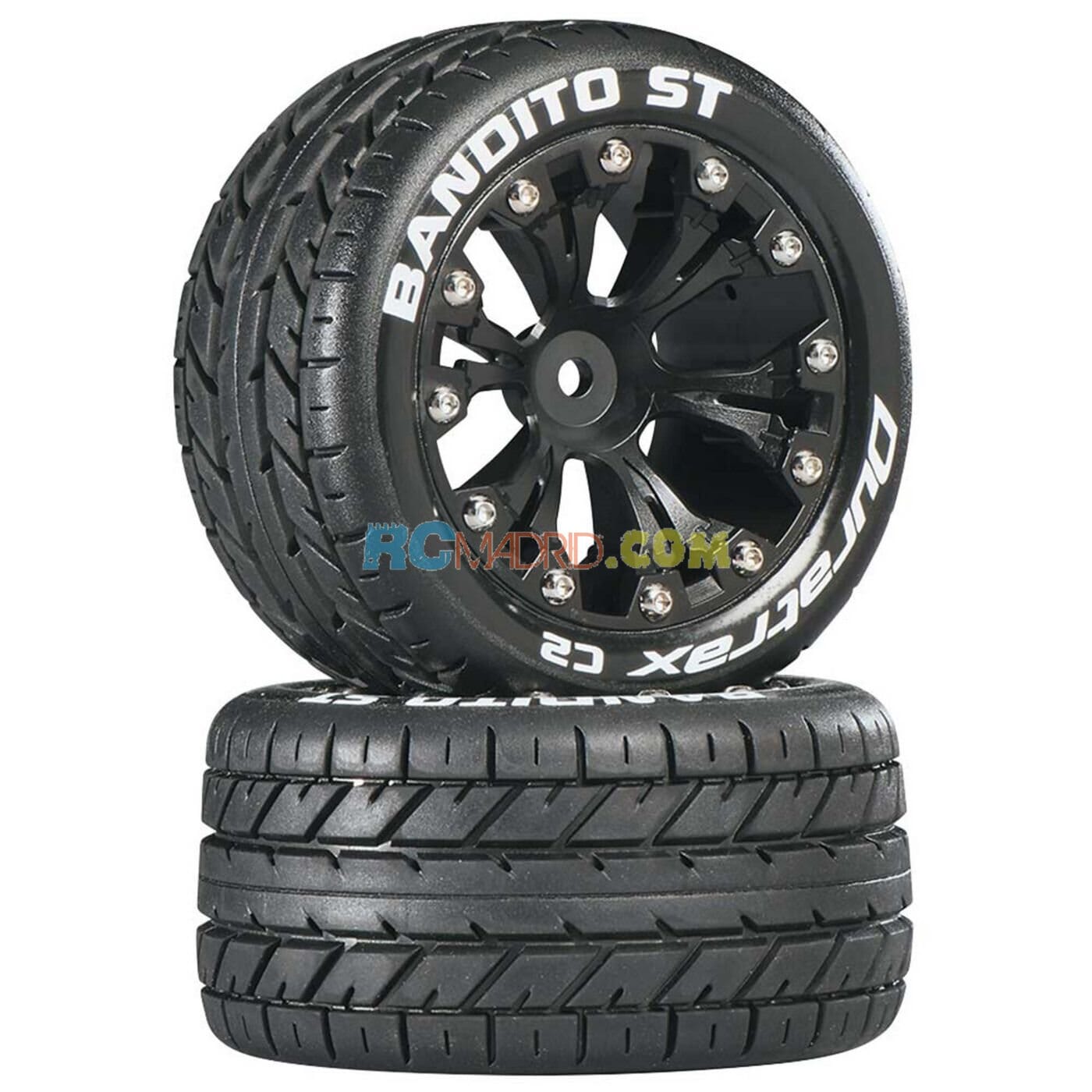 Rueda Bandito ST 2.8 2WD montada trasera C2 Negro (2)