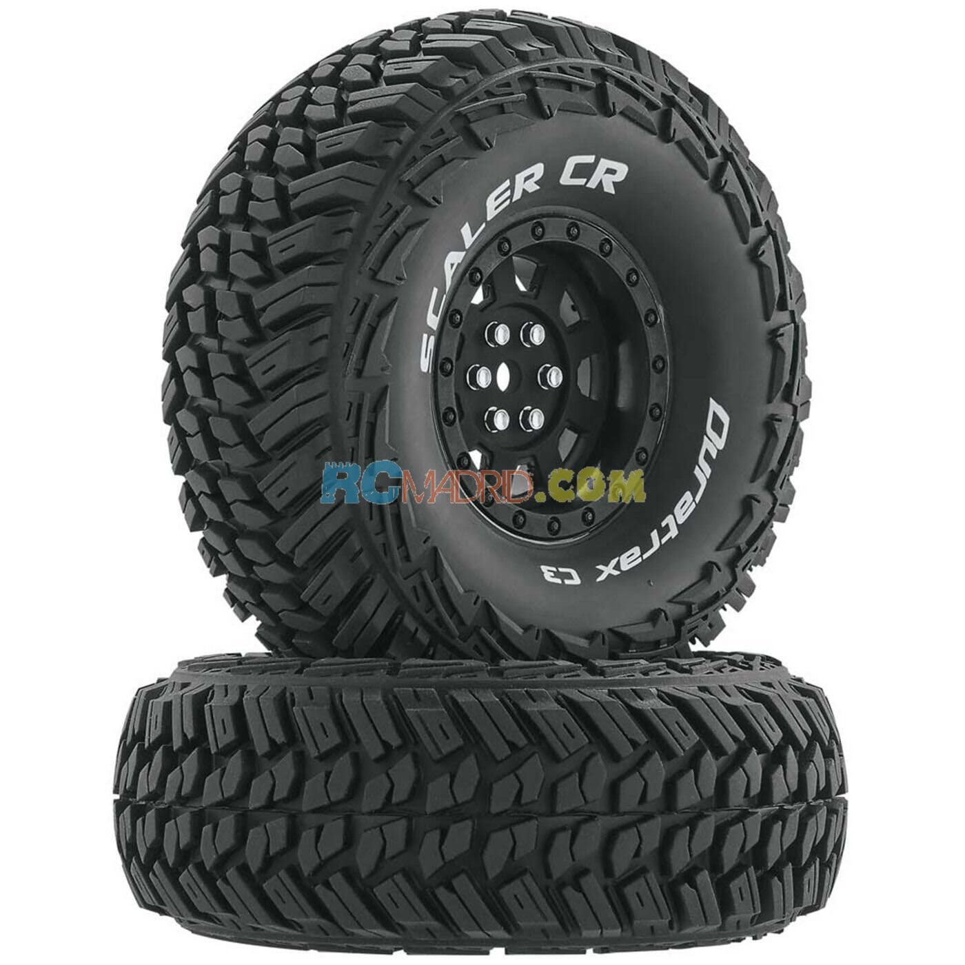 Rueda Scaler CR C3 montada 1.9" Crawler Negro (2)
