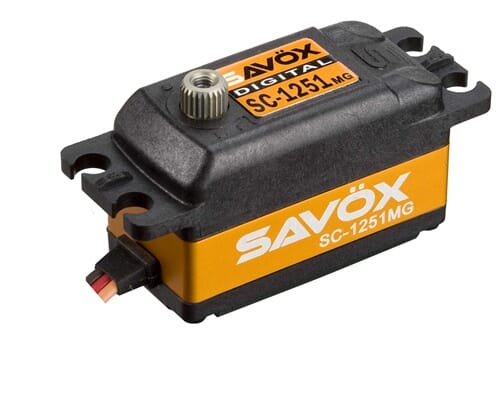 Servo Savox SC1251MG (9Kgr / 0.09sec) perfil bajo