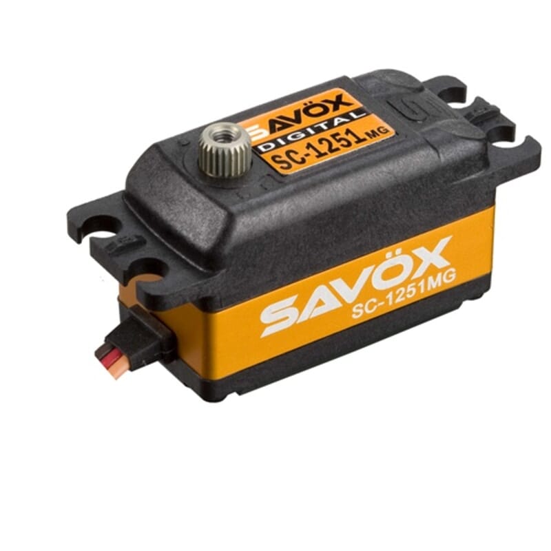 Servo Savox SC1251MG (9Kgr / 0.09sec) perfil bajo