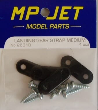 Pletinas nylon medianas anclaje tren aterrizaje (4 uds)