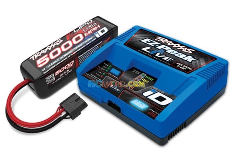 Traxxas 4S set (1X 2888X 14.8V LiPo & 1X2971G ID charger