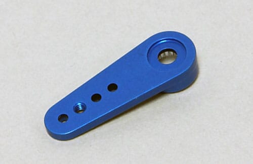 Brazo de Aluminio anodizado azul servo estandar