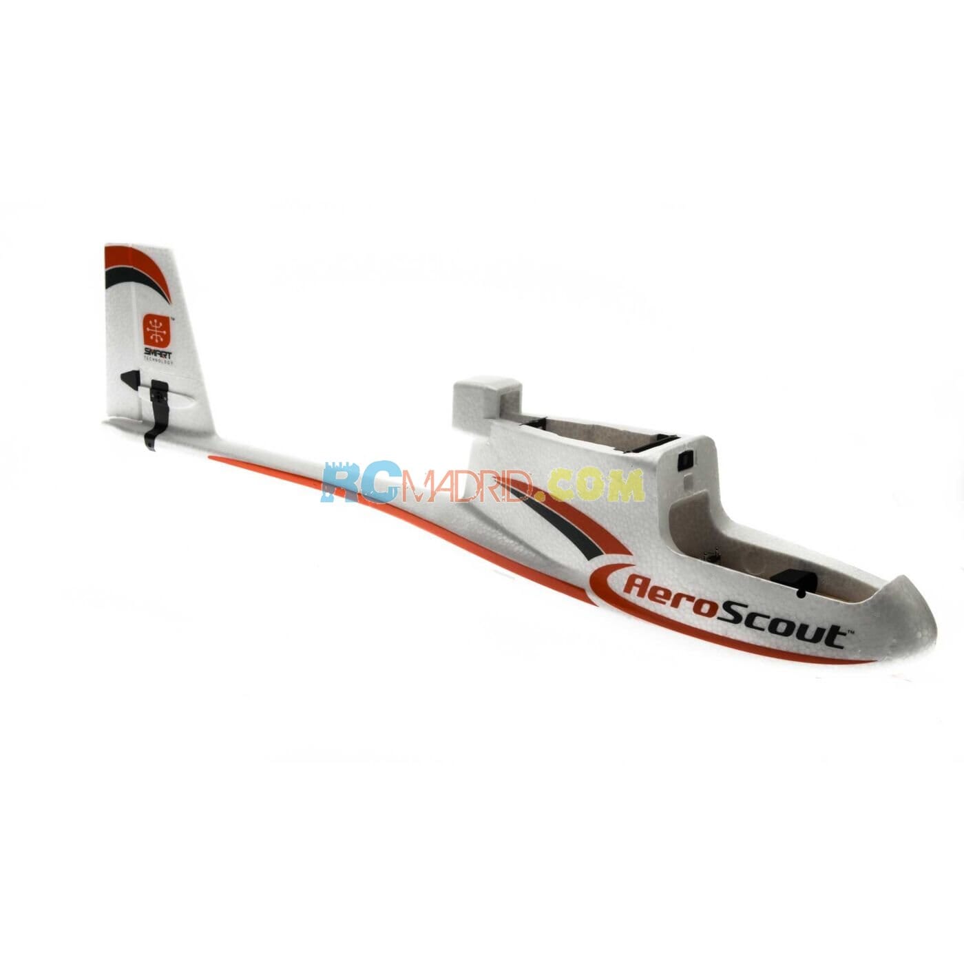 Fuselage with Elev/Rudder Servos  AeroScout