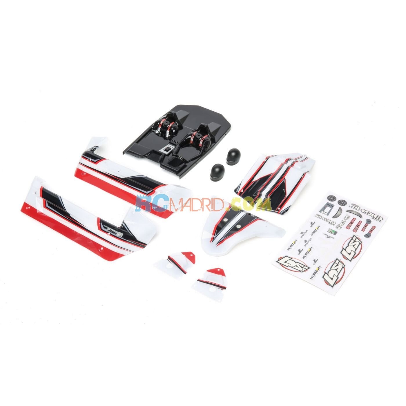 Body Set  White/Red  Mini 8IGHT-DB
