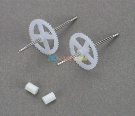 Prop Shaft w/Gear (2)  Vapor