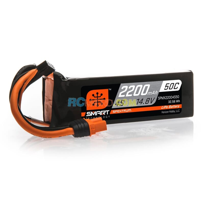 2200mAh 4S 14.8V 50C Smart Bateria Lipo  IC3