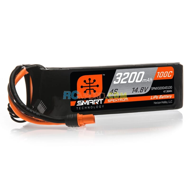 3200mAh 4S 14.8V 100C Smart Bateria Lipo  IC3