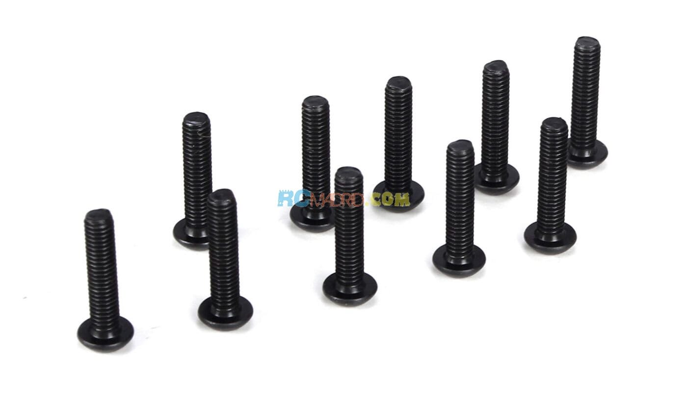 Button Head Screws, M3 x 14mm (10)