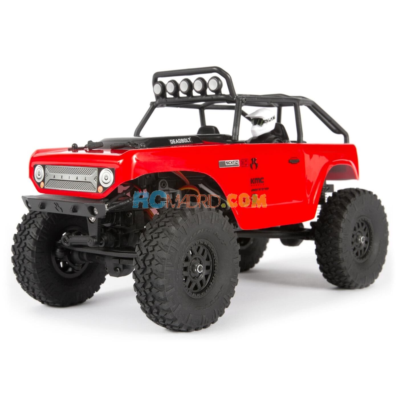 SCX24 Deadbolt 1/24th Scale Elec 4WD - RTR  Red
