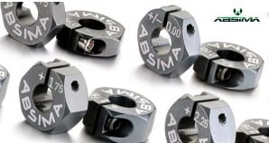 Alu 7075 T6 wheel hubs offset +3.00mm 1:10
