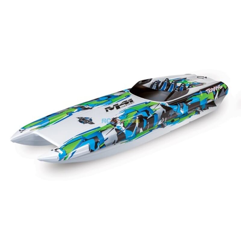 Traxxas DCB M41 Catamaran Race Boat TQi TSM, Verde, TRX57046 4G