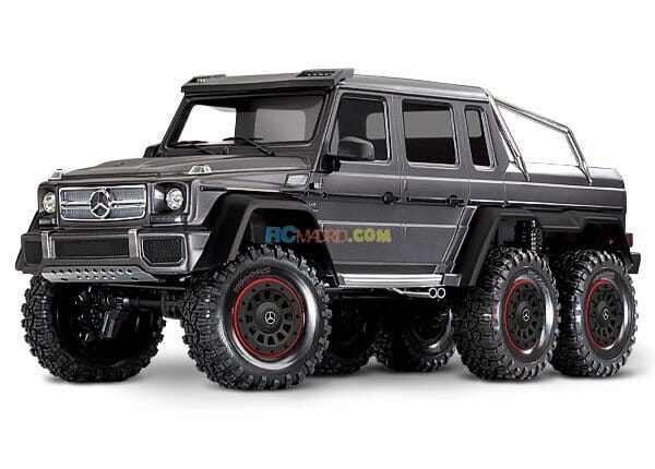 Traxxas TRX 6 Mercedes Benz G 63 AMG Body 6X6 electrico Trail Truck Plata