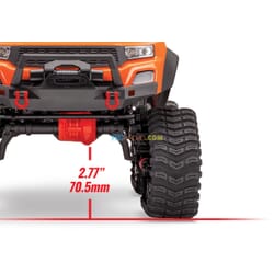 Traxxas TRX 4 Sport con Orugas TQ XL 5 (no bateria ni cargador), Naranja