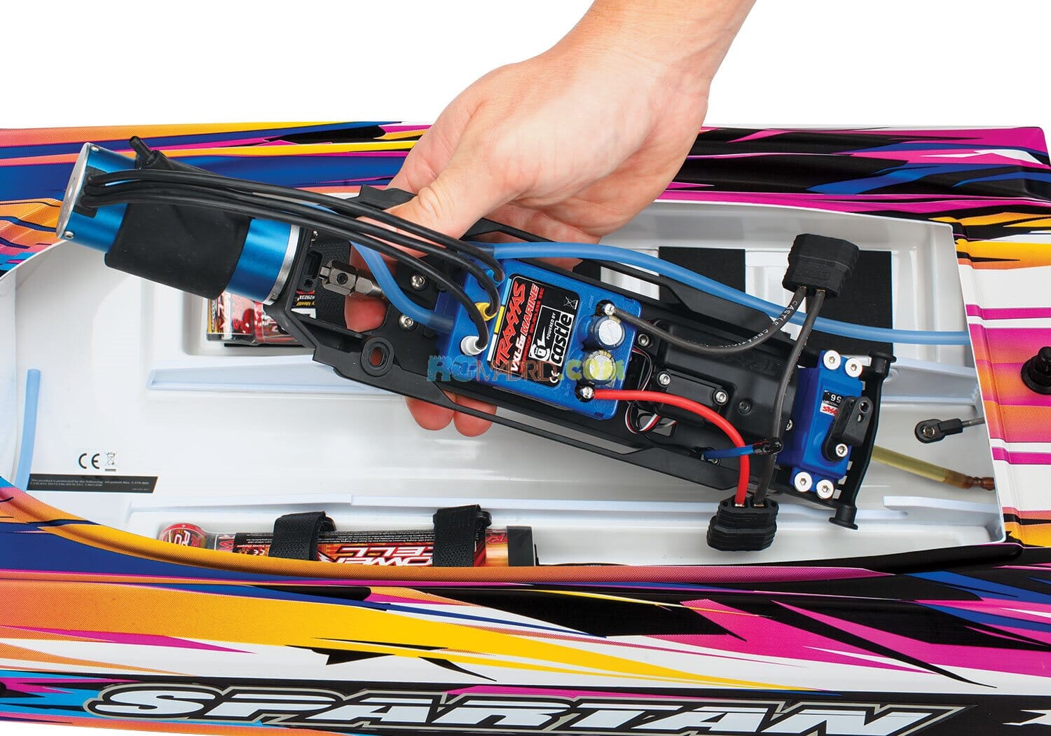 Traxxas Spartan TQi TSM, Rojo, TRX57076 4R