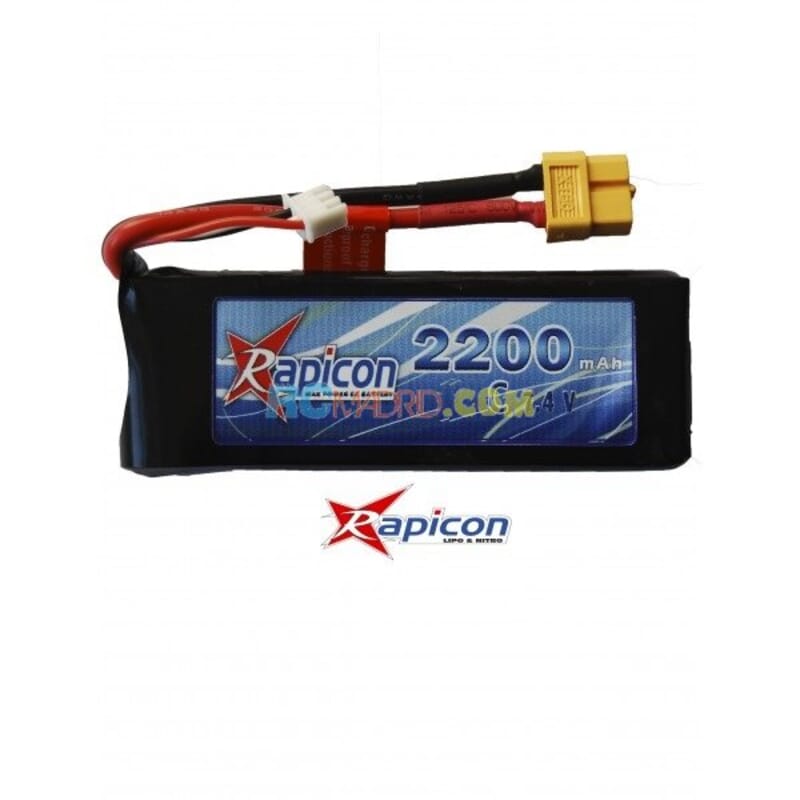 Lipo Rapicon 7.4V 2200mAh 2S 30C Lipo Rapicon 7.4V 2200mAh 2S 30C
