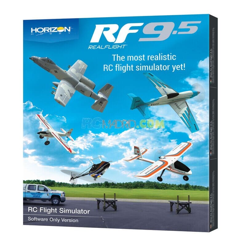 Simulador Rc Realflight 9.5 solo software