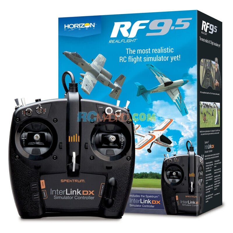 Simulador Rc Realflight 9.5 con Interlink Spektrum 605482718759