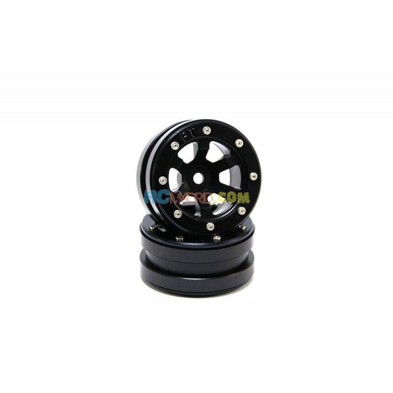 LLantas de Aluminio Beadlock PT-Claw Negra 1.9 (2 uds.) LLantas de Aluminio Beadlock PT-Claw Negra 1.9 (2 uds.)