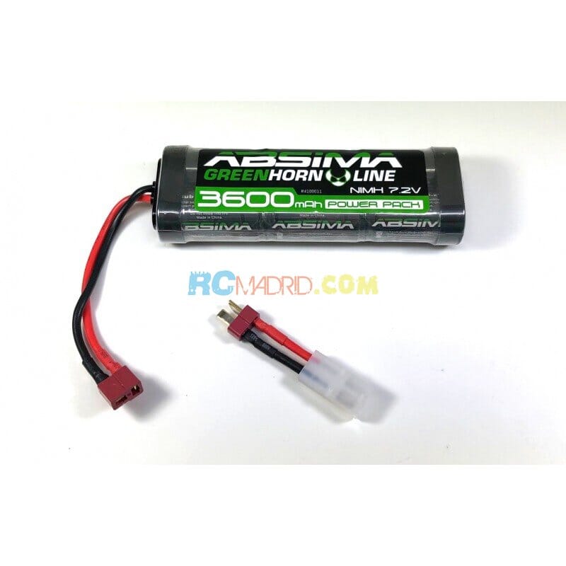 Bateria NIMH 3600 STICK PACK 7.2V Greenhorn