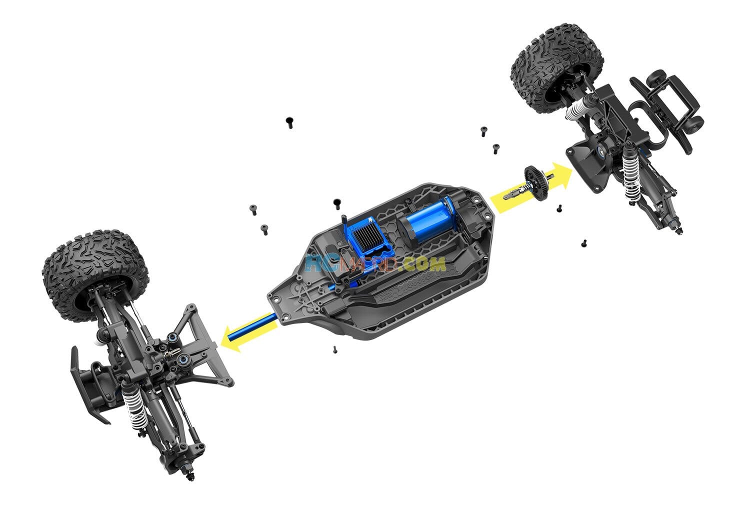 Traxxas Rustler 4X4 VXL TQi TSM (no bateria ni cargador)