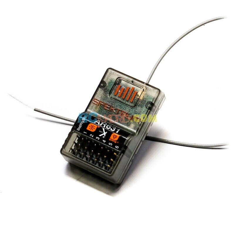 Receptor OEM 6 Canales DSMX AR631 con AS3X y Safe Select Receptor OEM 6 Canales DSMX AR631 con AS3X y Safe Select