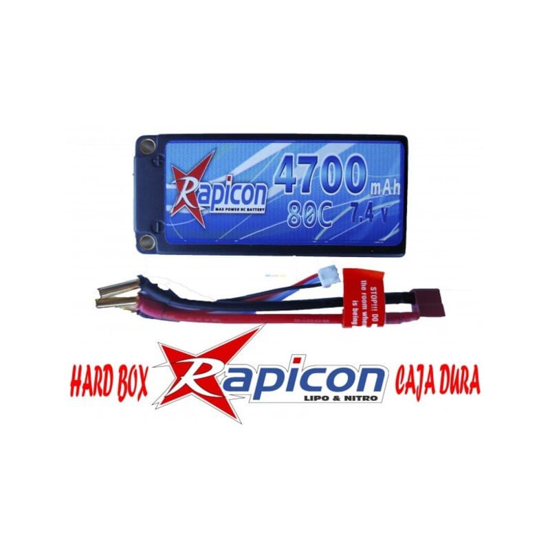 Lipo Rapicon 7.4V 4700 80C Shorty