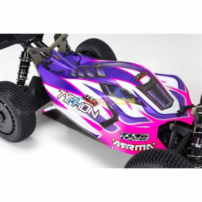 BUGGY 1/8 TYPHON Preparacion TLR 4WD