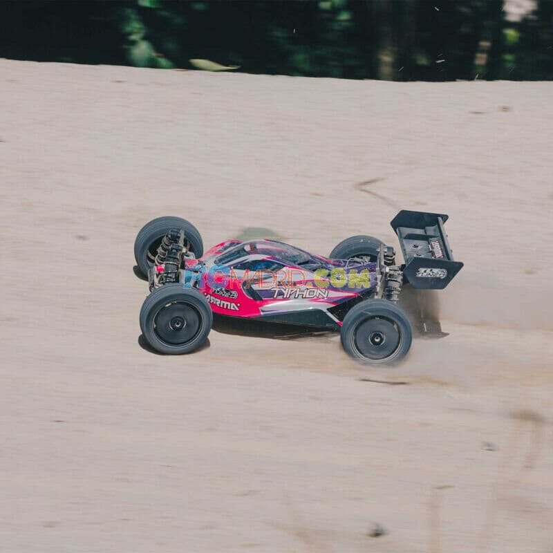 BUGGY 1/8 TYPHON Preparacion TLR 4WD