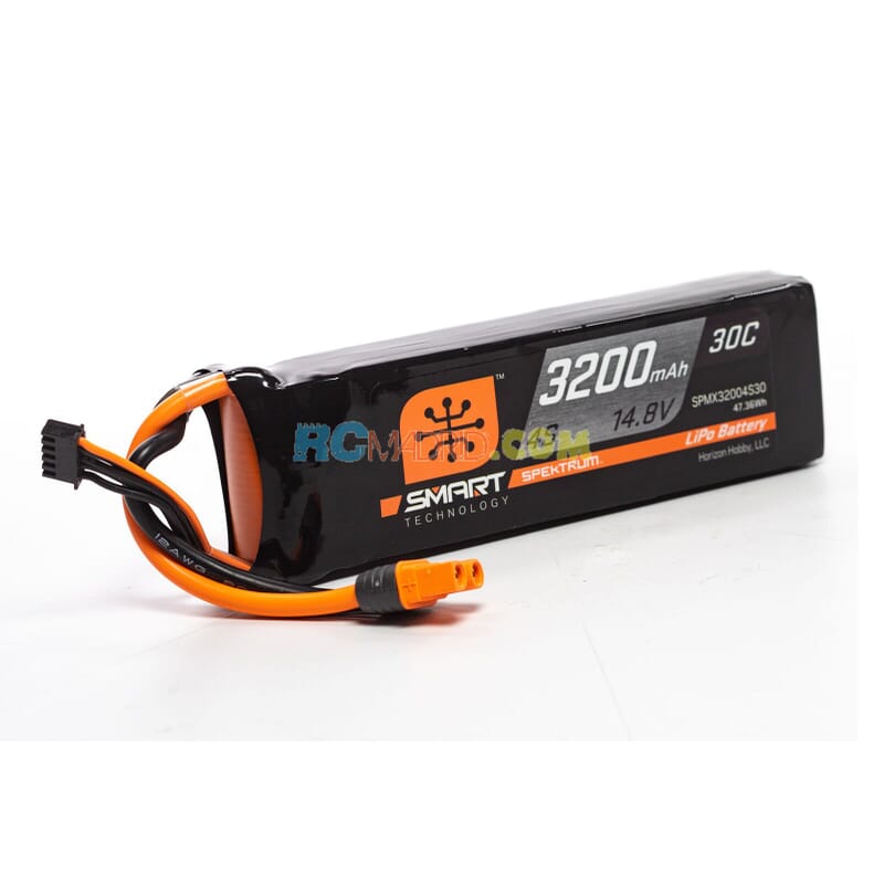 3200mAh 4S 14.8V Smart LiPo 30C IC3 3200mAh 4S 14.8V Smart LiPo 30C IC3