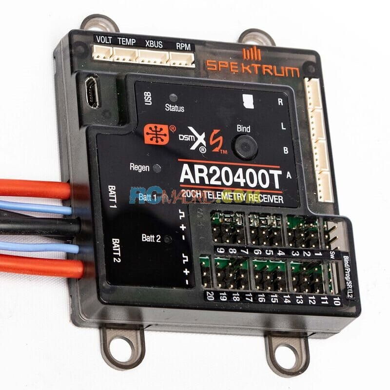 Receptor PowerSafe de 20 canales con telemetria