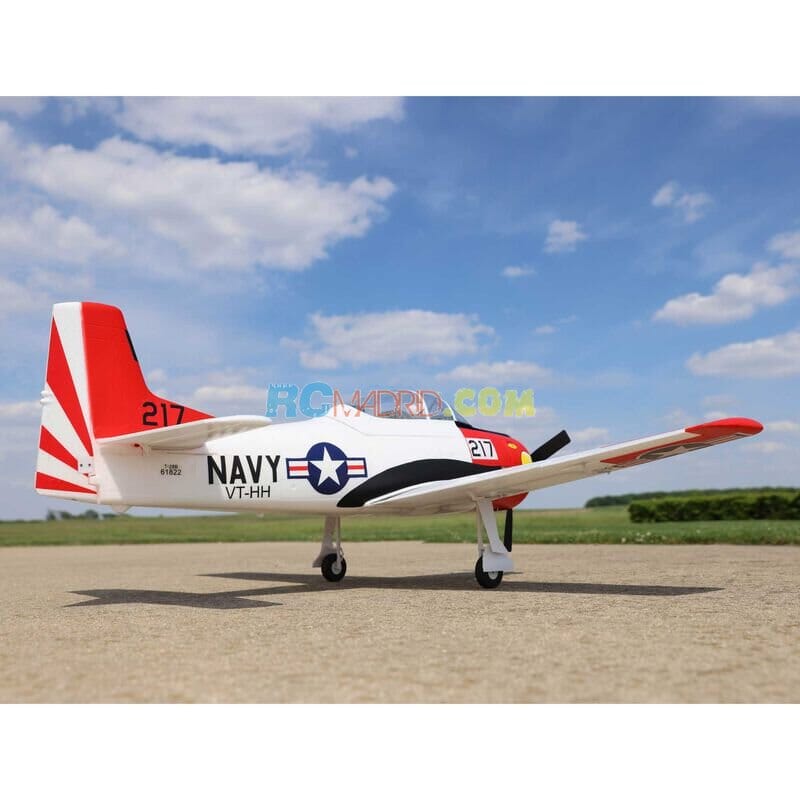 T-28 Trojan 1.2m BNF Basic AS3X y SMART