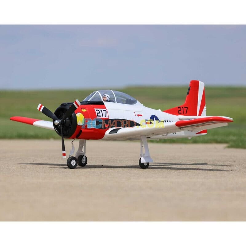 T-28 Trojan 1.2m BNF Basic AS3X y SMART